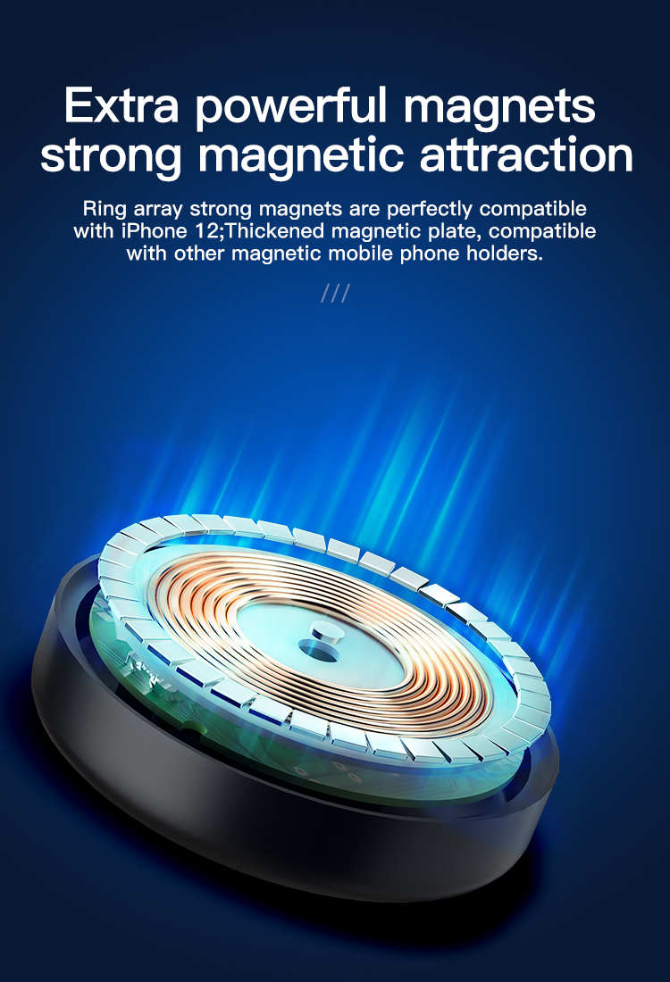car mount magnetic wireless charger for iPhone 12